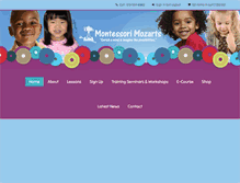 Tablet Screenshot of montessorimozarts.com